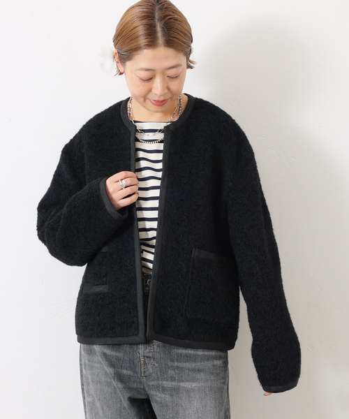 JOURNAL STANDARD ノーカラージャケット 36 ブラック JOURNAL STANDARD ノーカラージャケット 36 ブラック JOURNAL STANDARD