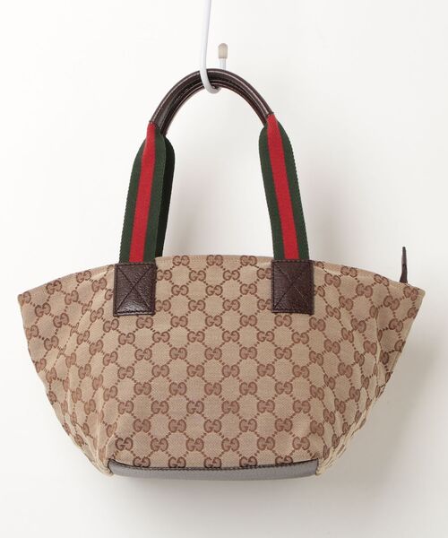 GUCCI（グッチ） GGキャンバス ハンドバッグ - ベージュ レディース