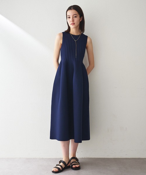 「Whim Gazette」 ノースリーブワンピース FREE ブラウン レディース_画像2