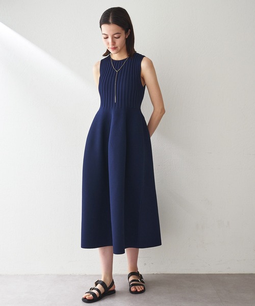 「Whim Gazette」 ノースリーブワンピース FREE ブラウン レディース_画像3