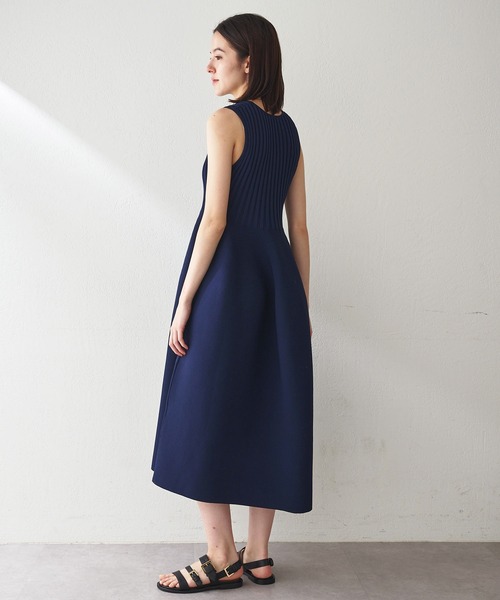 「Whim Gazette」 ノースリーブワンピース FREE ブラウン レディース_画像4