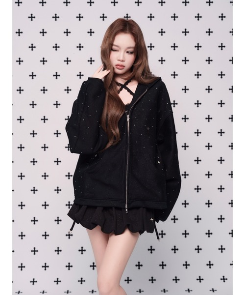 ANDWANG スカート kirakira volume ballon mini skirt : ZOZOTOWN