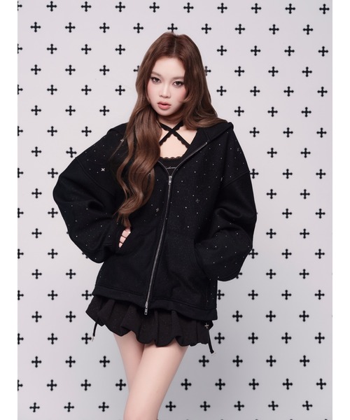 ANDWANG スカート kirakira volume ballon mini skirt : ZOZOTOWN