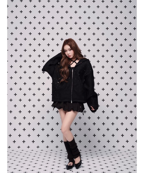 ANDWANG スカート kirakira volume ballon mini skirt : ZOZOTOWN