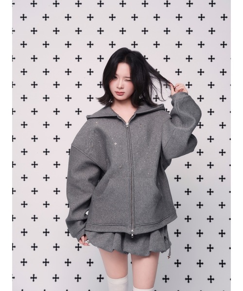 ANDWANG スカート kirakira volume ballon mini skirt : ZOZOTOWN