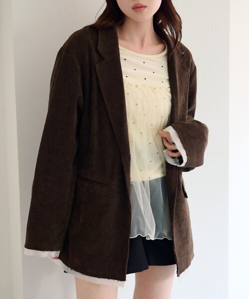 Kastane（カスタネ） ジャケット テーラードジャケット 「裏地付き