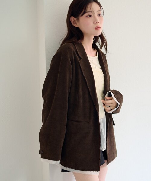 Kastane（カスタネ） ジャケット テーラードジャケット 「裏地付き