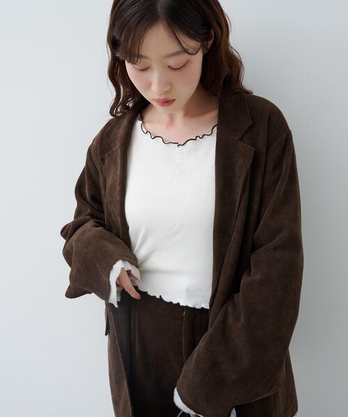 Kastane（カスタネ） ジャケット テーラードジャケット 「裏地付き