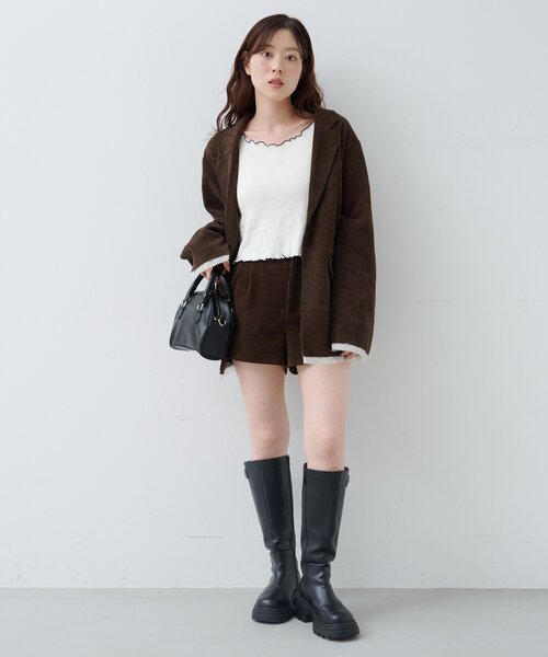 Kastane（カスタネ） ジャケット テーラードジャケット 「裏地付き