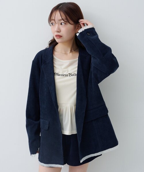 Kastane（カスタネ） ジャケット テーラードジャケット 「裏地付き