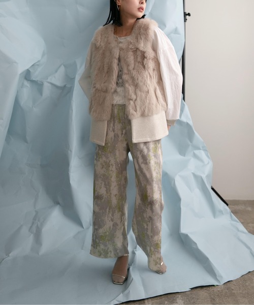 Eimee Law（エイミーロウ） ベスト 38 ライトベージュ レディース