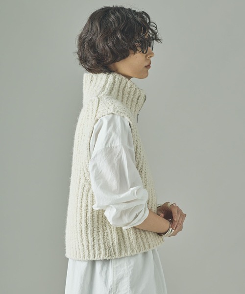 Curensology（カレンソロジー） ニットベスト FREE ブラック