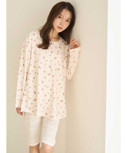SNIDEL 　ルームウエア　セットアップ SNIDEL HOME パジャマ ルームウェア 「SNIDEL × 新木優子」カット