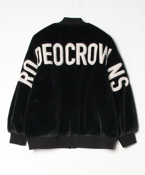「Rodeo Crowns」 刺繍ブルゾン M ブラック レディース_画像2