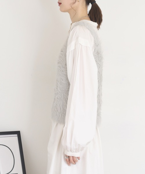 FUNALIVE（ファンアライブ） ベスト ジレ フェイクファーベスト