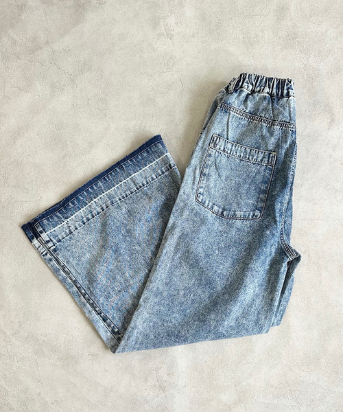 「BIG FIELD」 デニムパンツ 160cm ブルー レディース_画像5