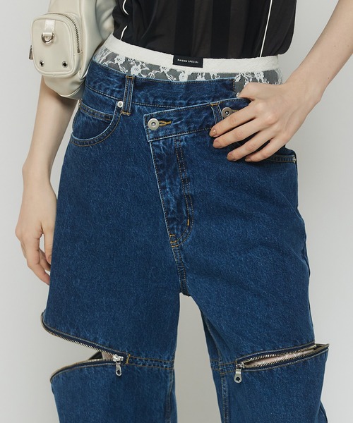 （ベリー）新品 MAISON SPECIALブラックデニム サイズ36 ベリー様専用）新品 MAISON SPECIALブラックデニム サイズ36 - メルカリ