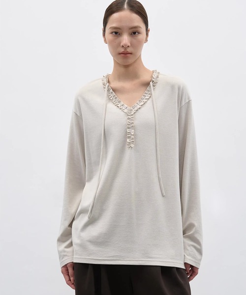 soorploom エッセンシャル トップス フリル tシャツ soorploom エッセンシャル トップス フリル tシャツ - メルカリ