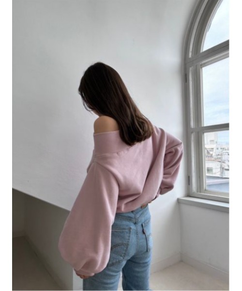 SNIDEL（スナイデル） スウェットカットソー FREE チャコールグレー