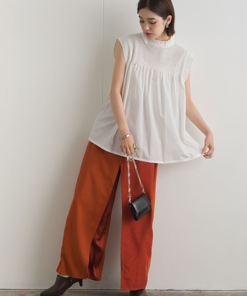 「terrace」 ノースリーブブラウス MEDIUM ブラック レディース_画像6