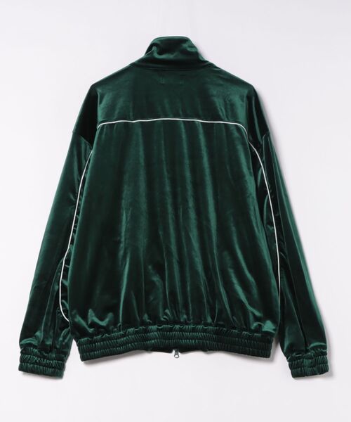 BREATH ブレス SCRIPT LOGO PIPING VELOUR JACKET スクリプト ロゴ パイピング ベロア ジャケット グリーン BR25SS-C5024 BREATH SCRIPT LOGO PIPING VELOUR JACKET メンズ : ZOZOTOWN Yahoo!店