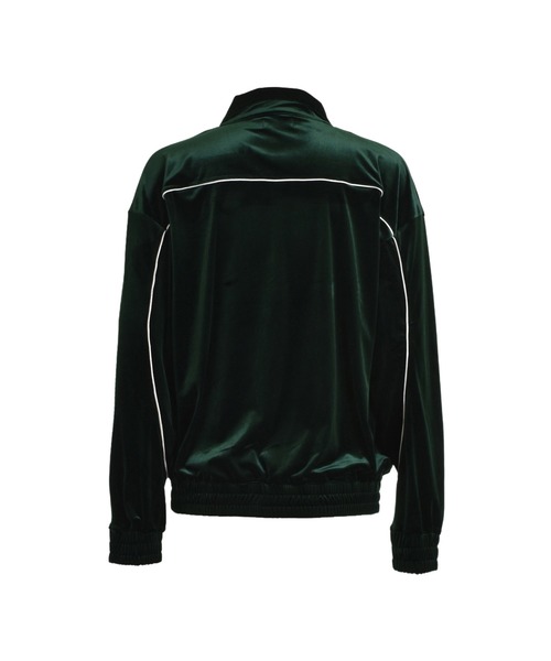 BREATH SCRIPT LOGO PIPING VELOUR JACKET メンズ : ZOZOTOWN Yahoo!店