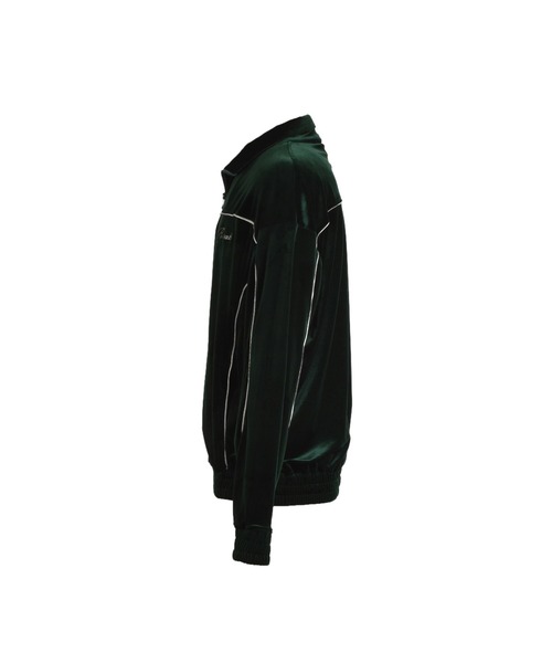 BREATH SCRIPT LOGO PIPING VELOUR JACKET メンズ : ZOZOTOWN Yahoo!店