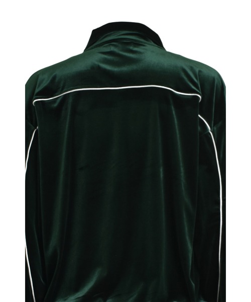 BREATH SCRIPT LOGO PIPING VELOUR JACKET メンズ : ZOZOTOWN Yahoo!店