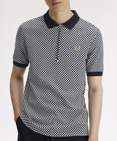 FRED PERRY（フレッドペリー） ポロシャツ 半袖 Chequerboard Polo