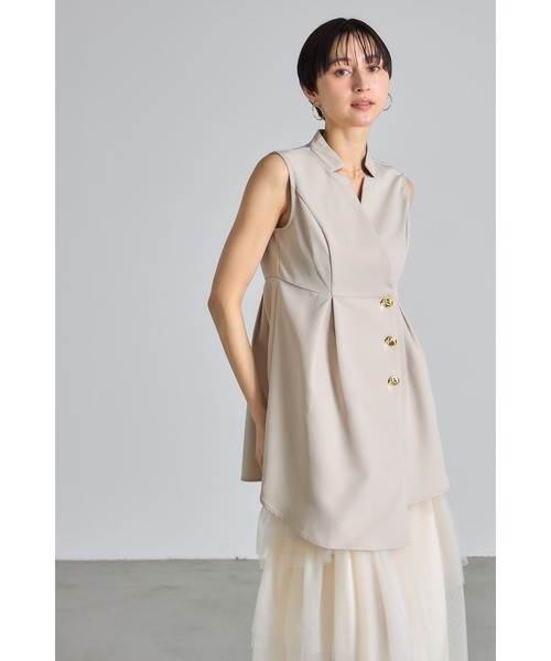 「&. NOSTALGIA」 ベスト M ブラック レディース_画像2