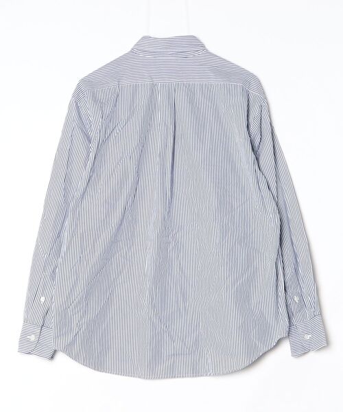 「MANUAL ALPHABET」 ストライプ柄長袖シャツ 3 ブルー メンズ_画像2
