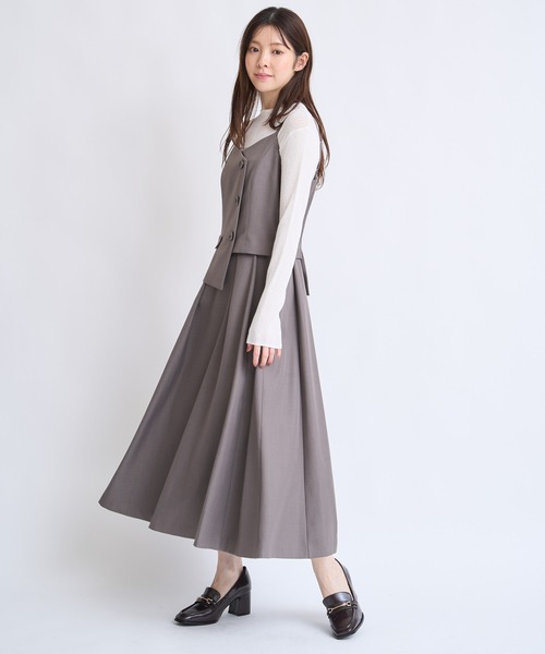 ワンピース ビスチェライクキャミワンピースの画像