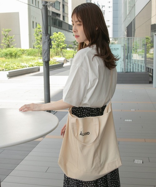 「ALAND」 トートバッグ ONE SIZE ホワイト レディース_画像9