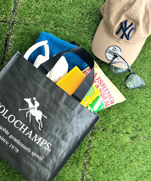 コンパクトにまとまる エコバッグ （おまとめ）champ エコバッグ POLOCHAMPS(ポロチャンプス)/SHOPPER BAG ショッパーバッグ