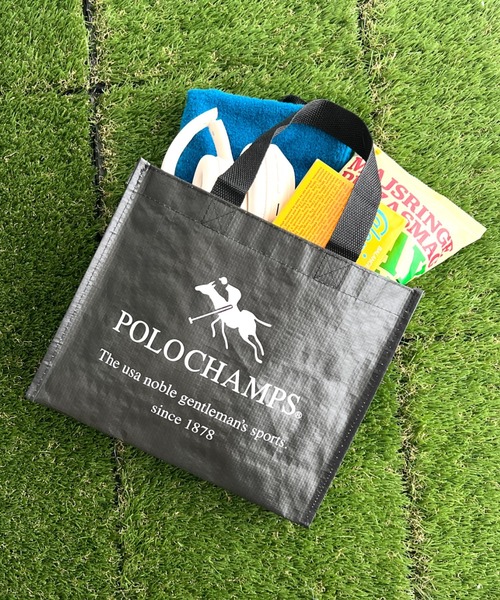 パオパオチャンネル　コットンショッパー エコバッグ POLO CHAMPS(ポロチャンプス)/SHOPPER BAG ショッパー