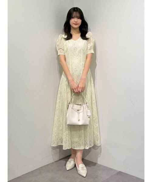 MERCURYDUO（マーキュリーデュオ） ワンピース 半袖 レースパイピング