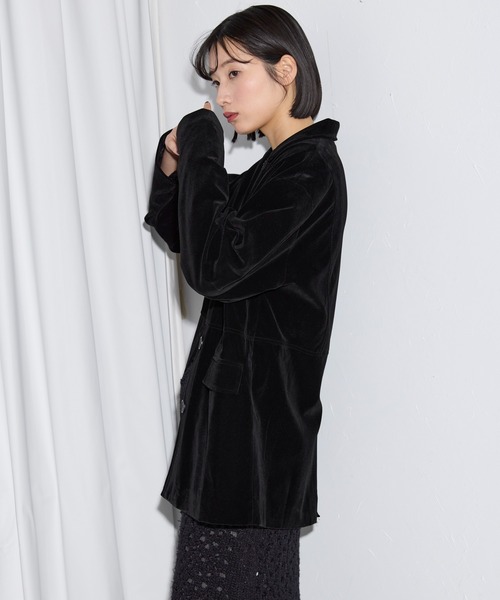 「leimn」 テーラードジャケット FREE ブラック レディース_画像3