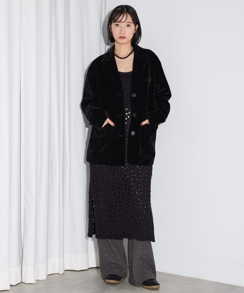 「leimn」 テーラードジャケット FREE ブラック レディース_画像5