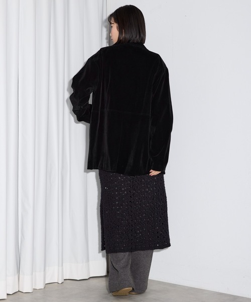 「leimn」 テーラードジャケット FREE ブラック レディース_画像7