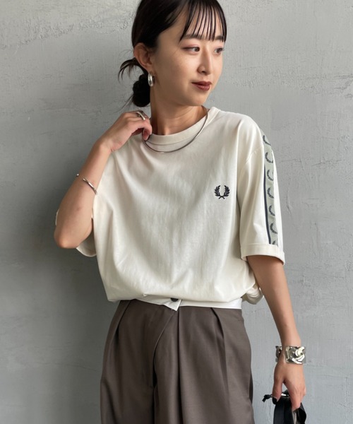 FRED PERRY（フレッドペリー） tシャツ コントラストトラックテープ 