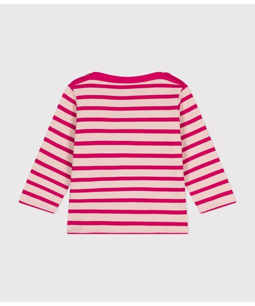 「PETIT BATEAU」 「KIDS」7分袖カットソー - ベージュ キッズ_画像8