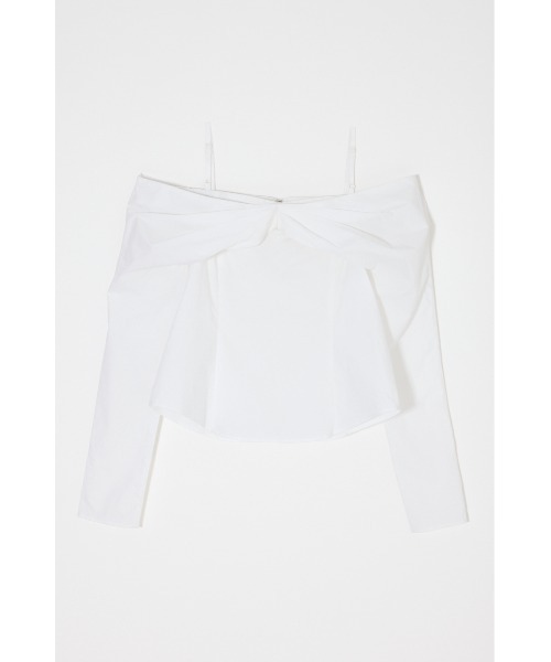 MOUSSY（マウジー） ブラウス シャツ 「26年SS新作」RIBBON OFF