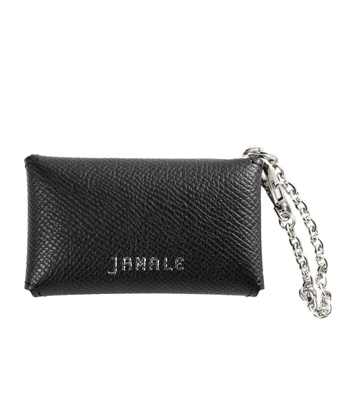 チャーム 「Jamale」 本革バッグチャーム ミニポーチ バイカラー 日本製 レディース メンズの画像