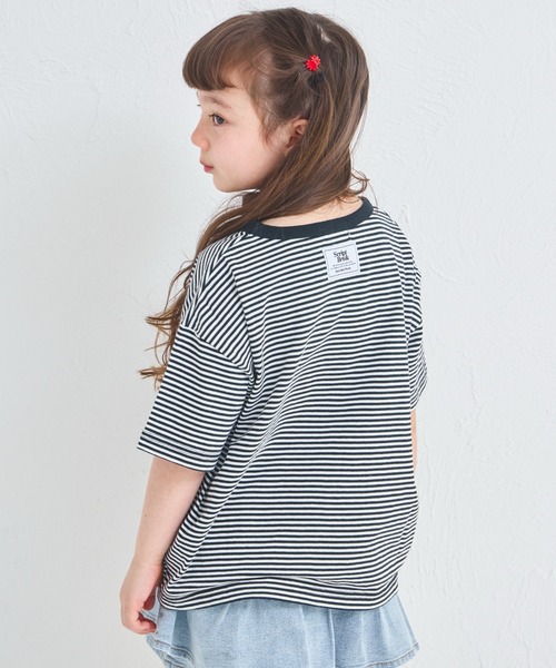 ノーブランド　ボーダー　半袖Tシャツ pairmanon（ペアマノン） tシャツ 「綿100%」ユニセックス バックタグ