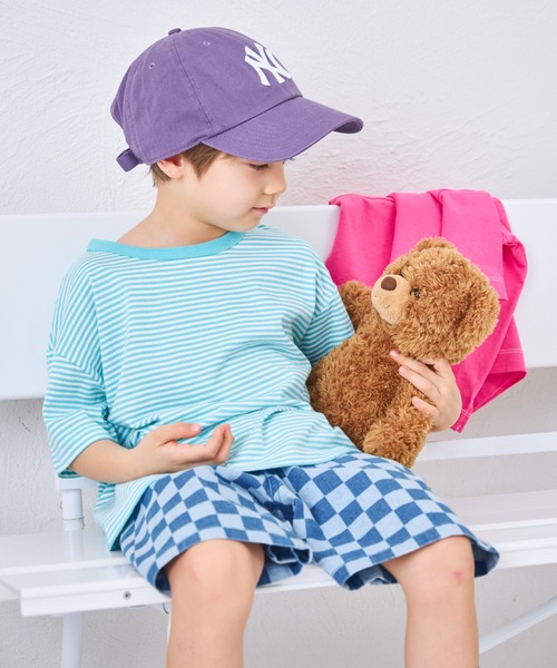 ファミリア　猫デザインボーダーTシャツ100cm pairmanon（ペアマノン） tシャツ 「綿100%」ユニセックス バックタグ