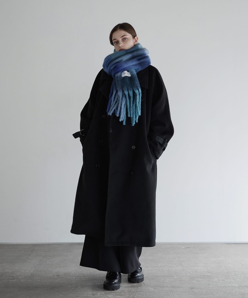 「SOCCE」 ストール F グリーン メンズ_画像2