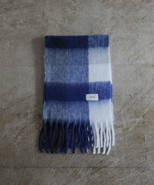 「SOCCE」 ストール F グリーン メンズ_画像7