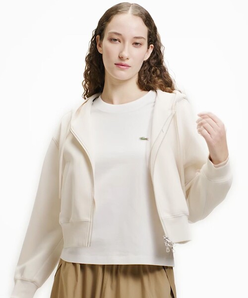 LACOSTE（ラコステ） パーカー ダブルフェイスジャージジップ