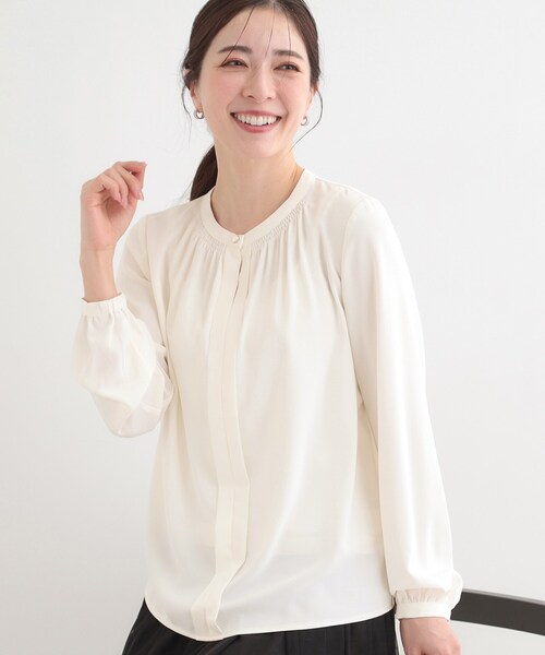 SHOO・LA・RUE（シューラルー） ブラウス シャツ 「洗濯機可/吸水速乾