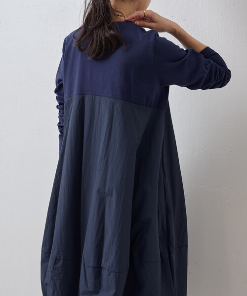 BEARDSLEY（ビアズリー） 長袖ワンピース 1 ネイビー レディース